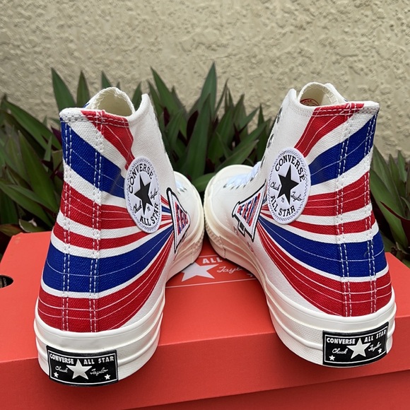 CONVERSE CHUCK 70 HI WMNS 169912C
CHUCK 70 HI
EGRET/RUSH BLUE/UNIVERSITY RED - Picture 13 of 16